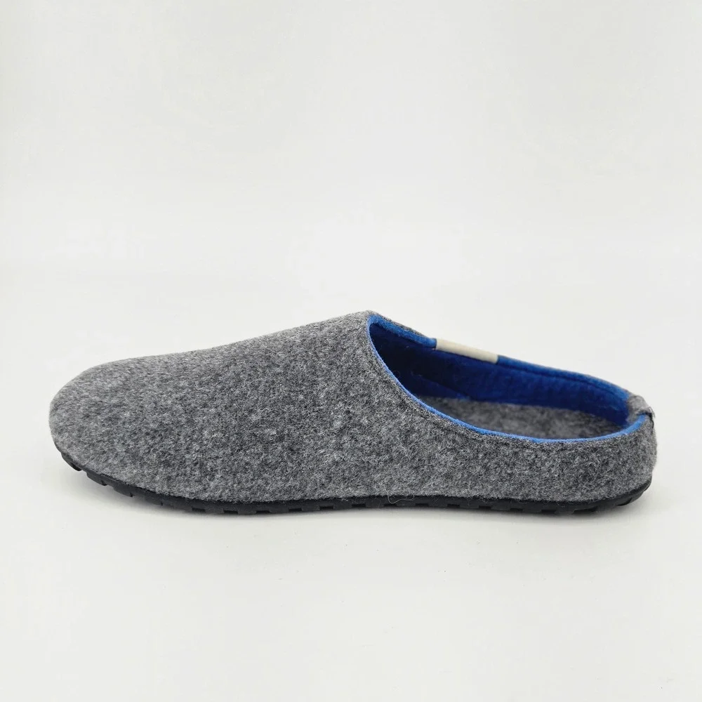 Gumbies Outback Felt Mule Slipper Shoe Gorpcore Cabin Mens 9 Womens 10 Comfort